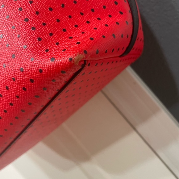 COACH | Red & Black Paisley Bandana Tote - Picture 4 of 13